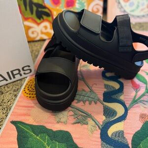 Chic Black Kids Sandals